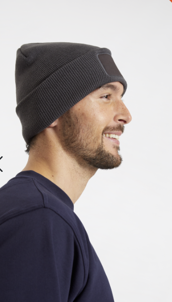 Rectangular Patch Beanie - Image 2